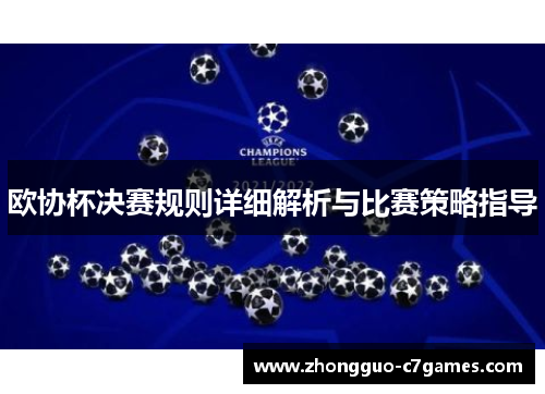 欧协杯决赛规则详细解析与比赛策略指导