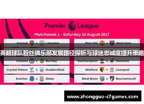 英超球队粉丝俱乐部发展路径探析与球迷忠诚度提升策略